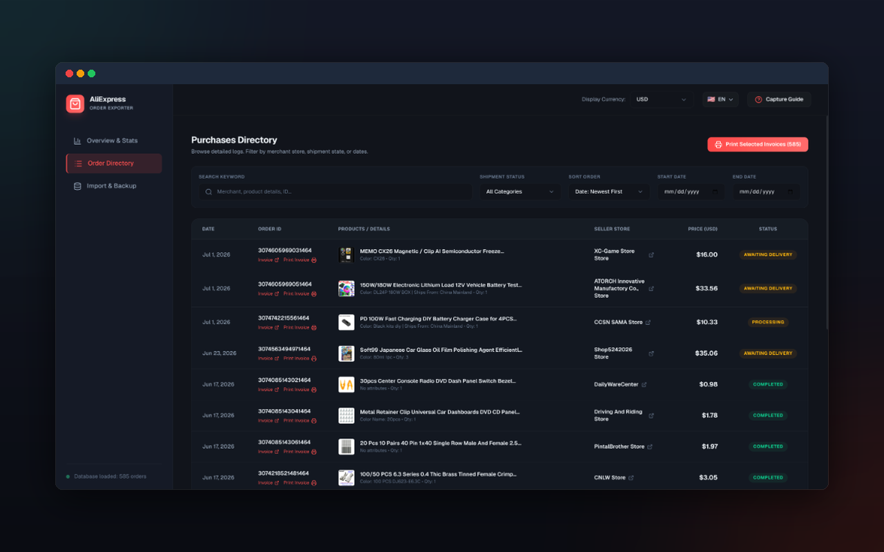 Orders Repository